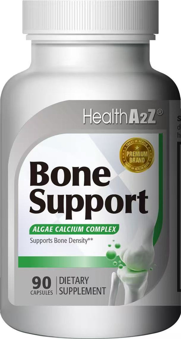 HealthA2Z® Bone Support Supplement with Algae Calcium Complex, 90 Capsules