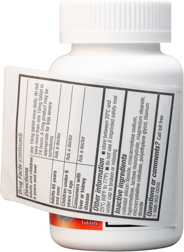 HealthA2Z – Cetirizine 10 mg Allergy Relief – 300 Tablets