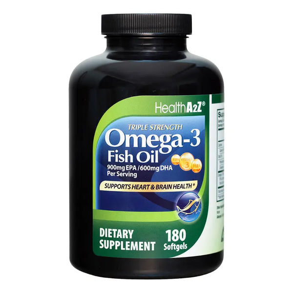 HealthA2Z - Fish Oil 900 mg EPA 600 mg DHA Softgels - 180 Count