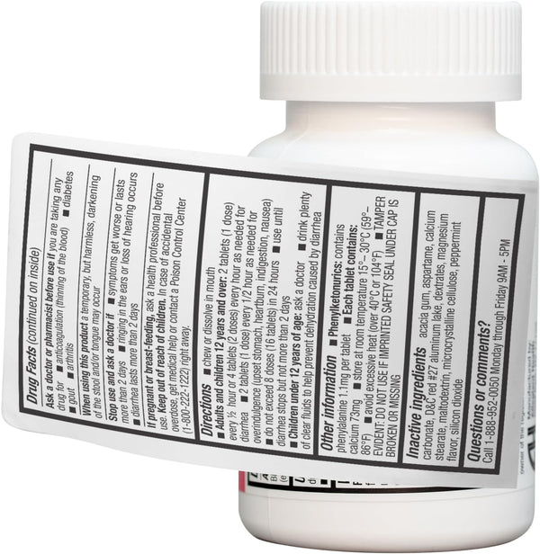 HealthA2Z – Bismuth Subsalicylate 262 mg Multi-Symptom Relief – 100 Tablets