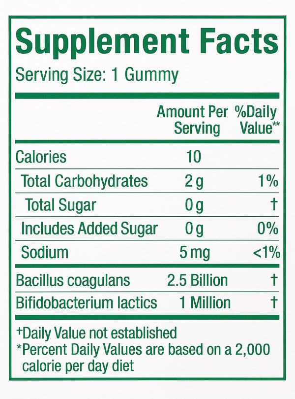 HealthA2Z – Sugar Free Probiotic Gummies Raspberry & Watermelon – 60 Counts