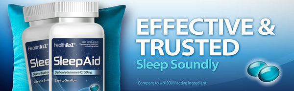 HealthA2Z – Sleep Aid Diphenhydramine HCl 50 mg – Softgels – 250 Count